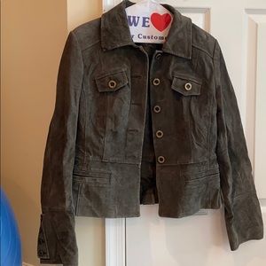 Loft Suede Dark Green Jacket